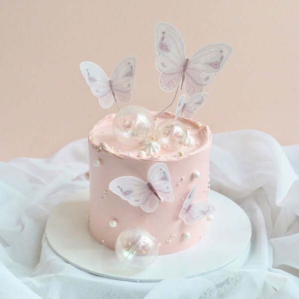 Allyssa Cake | Sweet Pink Butterfly